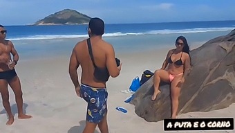 Nudism Beach Turns Into A Steamy Photo Shoot With Two Black People
