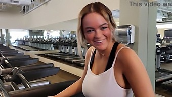 Big Tits Alexis Kay Gets A Creampie After A Workout