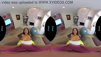 Vrhush Presents Jenna Foxx Being Analed While Wearing Yoga Pants