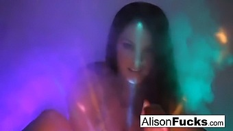 Stunning Busty Alison Tyler Dances Seductively At The Disco