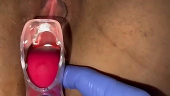 Gynecologist Uses Speculum To Stimulate Patient'S Pussy To Orgasm