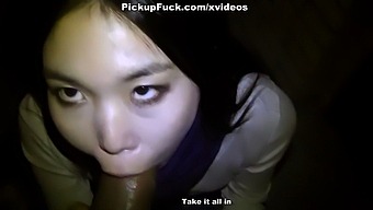 Asian Teen Gives Handjob And Anal Sex To A Big Dick