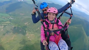 Female Pilot Reaches New Heights In Paragliding And Orgasm Experience