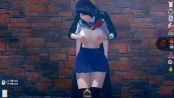 Experience The Ultimate In Erotic Pleasure With This Ai-Assisted Video Featuring A Mechanical And Emotionless Woman. Watch As She Showcases Her Huge Breasts And Naughty Behavior In A Real 3dcg Erotic Game. Get Ready For Some Intense Japanese-Inspired Action With This Cute And Curvaceous Brunette.