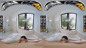 Immerse Yourself In A Bath With Kiana Kumani In This Virtual Reality Video.