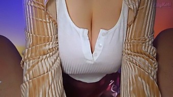 Lilykoti'S First Day On The Job - A Sensual Massage With Natural Breasts