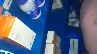 Secretly Getting It On At The Pharmacy Amidst The Medications