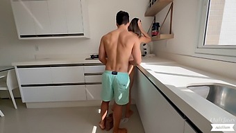 Adakham'S Surprise Hot Kitchen Encounter With Her Husband - A Steamy Hd Video