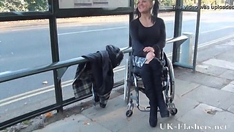 Public Display Of Nudity By A Disabled Porn Actress In Broad Daylight