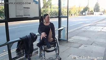 Public Display Of Nudity By A Disabled Porn Actress In Broad Daylight